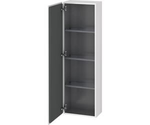 Duravit L-Cube armoires mi-hautes, 1 porte charnière à gauche, 400x243x1320mm, LC1168L2222, Couleur: Décor blanc brillant