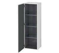 Duravit L-Cube armoires mi-hautes, 1 porte charnière à gauche, 400x363x1320mm, LC1178L8484, Couleur: Blanc super mat Décor