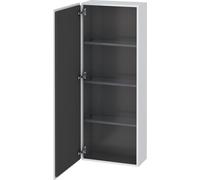 Duravit L-Cube armoires mi-hautes, 1 porte charnière à gauche, 500x243x1320mm, LC1169L1818, Couleur: Décor blanc mat