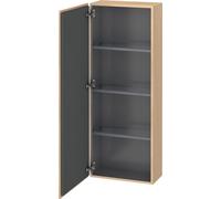 Duravit L-Cube armoires mi-hautes, 1 porte charnière à gauche, 500x243x1320mm, LC1169L7171, Couleur: Placage chêne méditerranéen en bois véritable