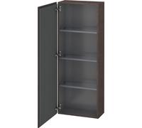 Duravit L-Cube armoires mi-hautes, 1 porte charnière à gauche, 500x243x1320mm, LC1169L7272, Couleur: placage en chêne véritable brossé foncé