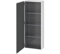 Duravit L-Cube armoires mi-hautes, 1 porte charnière à gauche, 500x243x1320mm, LC1169L8585, Couleur: Laque brillante blanche