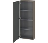 Duravit L-Cube armoires mi-hautes, 1 porte charnière à gauche, 500x243x1320mm, LC1169L9090, Couleur: Flanelle Vernis gris satiné mat soyeux