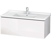Duravit Meuble sous-vasque suspendu L-Cube LC616602222 102x46,9x40,8 cm, 1 tiroir, blanc brillant