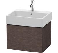 Duravit Bâti-support lavabo L-Cube LC617507272 1 tiroir 584x394x459 mm chêne brossé foncé suspendu