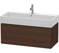 Duravit Bâti-support de lavabo suspendu L-Cube LC617806969 – 1 tiroir, 984×394×459 mm, Noyer brossé