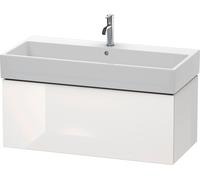 L-Cube Duravit vasque LC617808585 98,4x 45,9 cm, blanc brillant, 2000 coulissant, suspendu