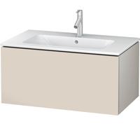 Duravit L-Cube bâti-support lavabo suspendu, 1 tiroir, 820x400x481mm, LC614108383, Couleur: Décor taupe super mat