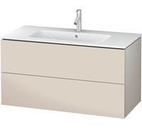 Duravit Meuble sous-vasque L‑Cube LC624209191 102×48,1×55 cm, 2 tiroirs, suspendu, gris