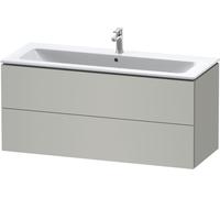 Duravit Meuble sous-vasque suspendu L-Cube LC624300707 122×48,1×55 cm 2 tiroirs gris béton mat