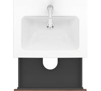 Duravit Armoire sous-lavabo L-Cube 82 x 48,1 x 55 cm suspendu gris LC624100707