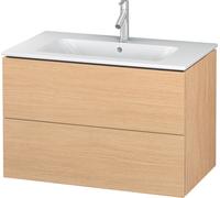 L-Cube Duravit vasque LC624103030 82 x 48, 2000 cm, chêne naturel, 2 tiroirs, suspendu
