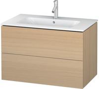 Duravit L-Cube bâti-support lavabo suspendu, 2 tiroirs, 820x550x481mm, LC624107171, Couleur: Placage chêne méditerranéen en bois véritable