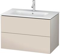 Duravit L-Cube bâti-support lavabo suspendu, 2 tiroirs, 820x550x481mm, LC624108383, Couleur: Décor taupe super mat