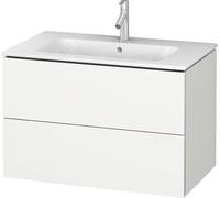 Duravit L-Cube bâti-support lavabo suspendu, 2 tiroirs, 820x550x481mm, LC624108484, Couleur: Blanc super mat Décor