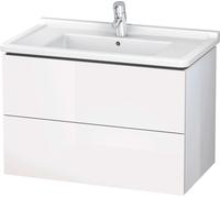 Duravit L-Cube bâti-support lavabo suspendu, 2 tiroirs, 820x558x469mm, LC626501616