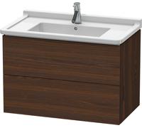 Duravit Bâti-support lavabo suspendu L‑Cube LC626506969 – 2 tiroirs, 820×558×469 mm, noyer brossé
