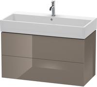 Duravit L-Cube bâti-support lavabo suspendu, 2 tiroirs, 984x544x459mm, LC627808989