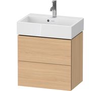 Duravit L-Cube bâti-support lavabo suspendu, Compact, 2 tiroirs, 584x544x391mm, LC621903030