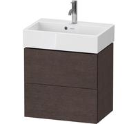 Duravit L-Cube bâti-support lavabo suspendu, Compact, 2 tiroirs, 584x544x391mm, LC621907272