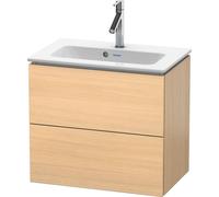 Duravit L-Cube bâti-support lavabo suspendu, Compact, 2 tiroirs, 620x550x391mm, LC625607171