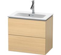 Duravit L-Cube bâti-support lavabo suspendu, Compact, 2 tiroirs, 620x550x391mm, LC625607171
