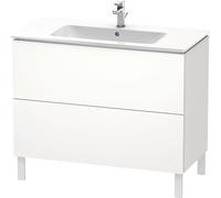 Duravit L-Cube bâti-support pour lavabo à poser, 2 tiroirs, 1020x704x481mm, LC662701818
