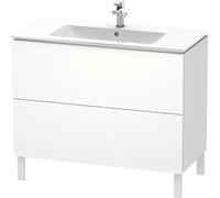 Duravit Bâti-support pour lavabo L-Cube LC662701818 – 2 tiroirs, 1020×704×481 mm, blanc mat