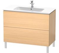 Duravit L-Cube bâti-support pour lavabo à poser, 2 tiroirs, 1020x704x481mm, LC662707171