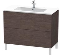 Duravit L-Cube bâti-support pour lavabo à poser, 2 tiroirs, 1020x704x481mm, LC662707272