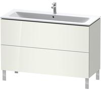 Duravit L-Cube bâti-support pour lavabo à poser, 2 tiroirs, 1220x704x481mm, LC662802222