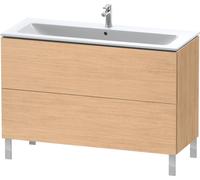Duravit L-Cube bâti-support pour lavabo à poser, 2 tiroirs, 1220x704x481mm, LC662803030