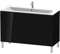Duravit L-Cube bâti-support pour lavabo à poser, 2 tiroirs, 1220x704x481mm, LC662804040