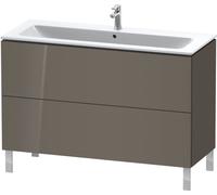 Duravit L-Cube bâti-support pour lavabo à poser, 2 tiroirs, 1220x704x481mm, LC662808989
