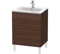 Duravit L-Cube bâti-support pour lavabo à poser, 2 tiroirs, 620x704x481mm, LC662506969