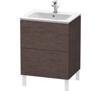 Duravit L-Cube bâti-support pour lavabo à poser, 2 tiroirs, 620x704x481mm, LC662507272