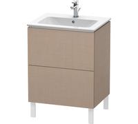 Duravit L-Cube bâti-support pour lavabo à poser, 2 tiroirs, 620x704x481mm, LC662507575
