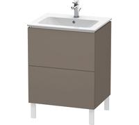 Duravit L-Cube bâti-support pour lavabo à poser, 2 tiroirs, 620x704x481mm, LC662509090