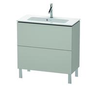 Duravit L-Cube bâti-support pour lavabo à poser, Compact, 2 tiroirs, 820x704x391mm, LC667400707