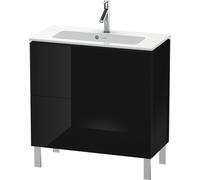 Duravit L-Cube bâti-support pour lavabo à poser, Compact, 2 tiroirs, 820x704x391mm, LC667404040