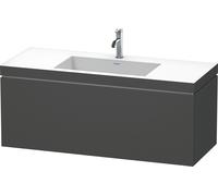 L-Cube Duravit vasque LC6919O4949 120 x 48 cm, 2000 , graphite mat, coulissant 2000