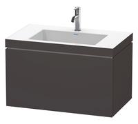 L-Cube Duravit vasque LC6917O8080 80 x 48 cm, 2000 , graphite supermat, coulissant 2000