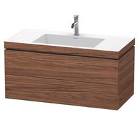 Duravit L-Cube c-bonded Ensemble suspendu, 2 tiroirs, sans trop-plein, 1 trou pour robinet, 1000x500x480mm, LC6928O2121