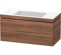 Duravit L-Cube Meuble avec vasque Vero Air, 2 tiroirs, LC6928N7979,