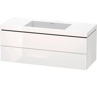 Duravit L-Cube Meuble avec vasque Vero Air, 2 tiroirs, LC6929N2222,