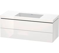Duravit Meuble suspendu L-Cube c-bonded LC6929N8585 2 tiroirs sans trop-plein 1200x500x480mm