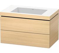 Duravit Meuble avec vasque L-Cube Vero Air LC6927N7171 2 tiroirs