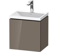 Duravit L-Cube c-shaped Ensemble suspendu, 1 porte, charnière à gauche, sans trop-plein, 1 trou pour robinet, 450x480x350mm, LC6948O89890000