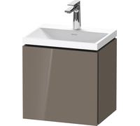 Duravit L-Cube c-shaped Ensemble suspendu, 1 porte, charnière à gauche, sans trop-plein, 1 trou pour robinet, 450x480x350mm, LC6948O89890000