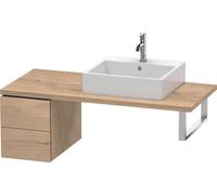 Duravit L-Cube élément bas pour console, 2 tiroirs, 320x400x547mm, LC583505555, Couleur: Décor chêne marbré
